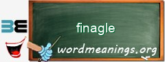 WordMeaning blackboard for finagle